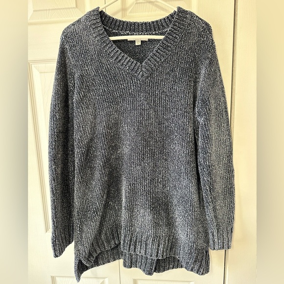 Orvis chunky v-neck sweater - Picture 1 of 5